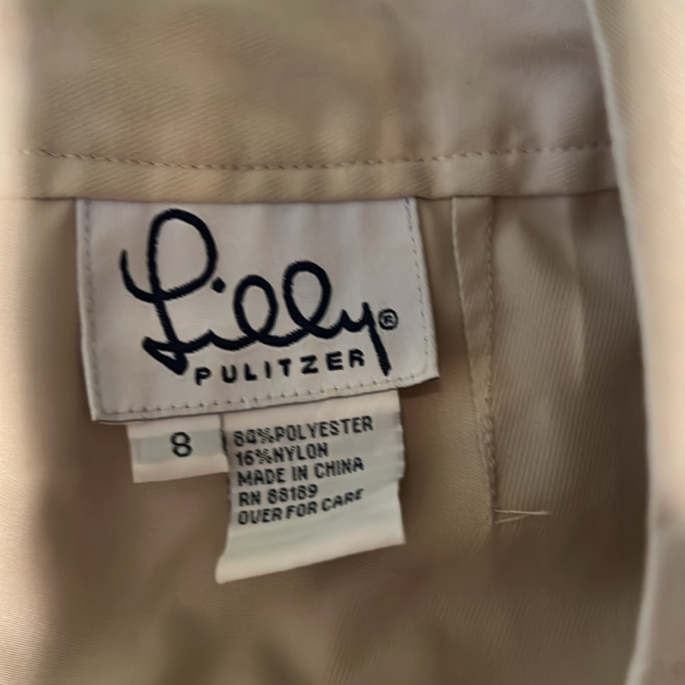 Lilly Pulitzer khaki skort size 8 - Picture 3 of 3